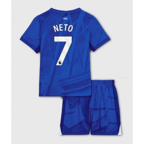 Chelsea Pedro Neto #7 Dětské Domácí dres komplet 2025-26 Krátký Rukáv (+ trenýrky)